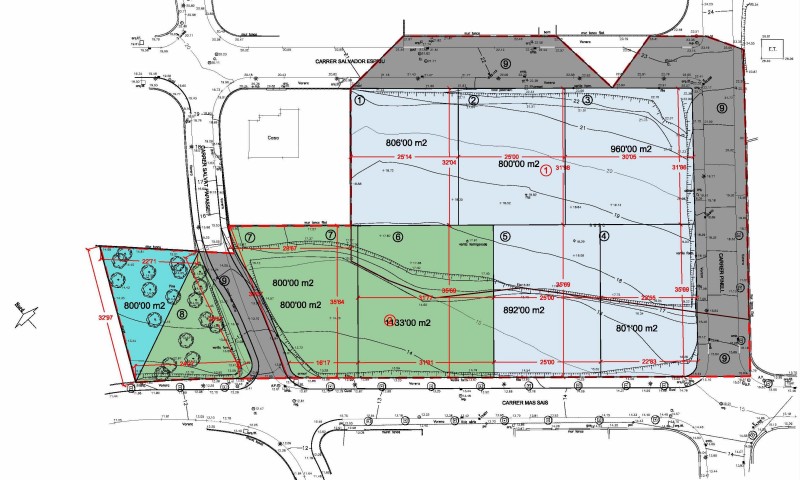 LAND WITH SEA VIEW IN S'AGARÓ (LA CONCA)   (Ref. 325)